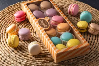 Set Mini Macarons în cutie