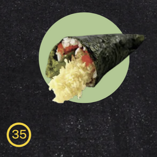 35) Temaki ebi empura 1 pezzo