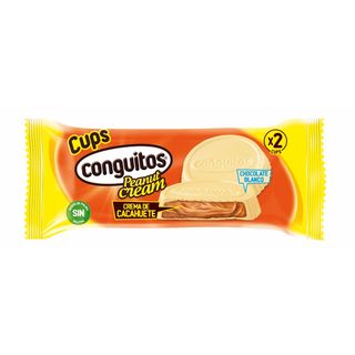 Conguitos Cup Chocolate blanco con Crema de Cacahuete x 2 (34 G.)
