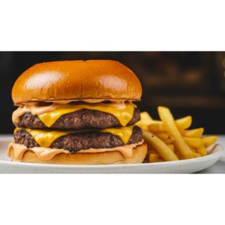 Hamburguesa Doble Cheddar Smash