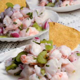 Ceviche corvina