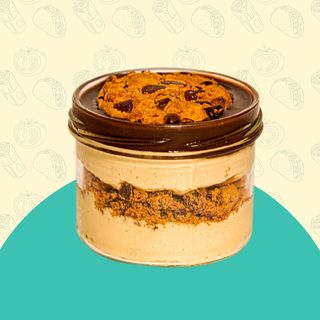 American Cookies En Vaso De Cristal