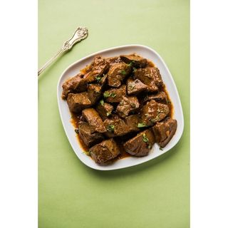 Fried Liver With Ugali/Rice