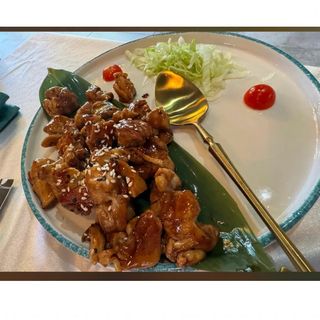 32 Wok De Pollo La Plancha Con Salsa Teriyaki