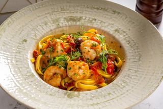 Tagliatelle cu creveti