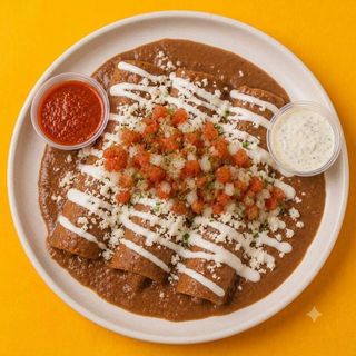 Enfrijoladas