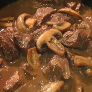 Ternera Con Champiñón