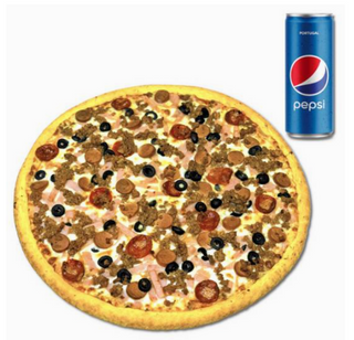 Extravagante Pequena 23cm + Oferta Bebida 33cl