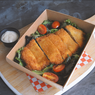 Ensalada con milanesa