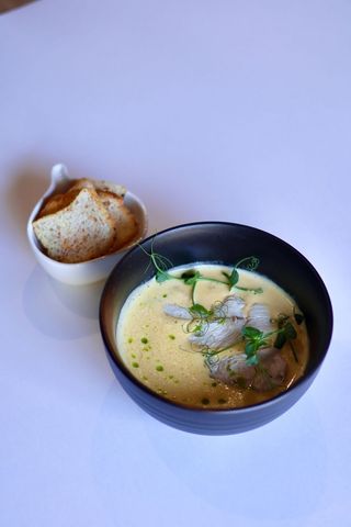 Сырный суп с индейкой