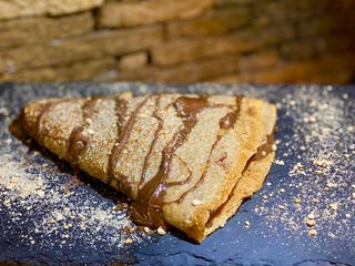 Palačinke Nutella, plazma, mlijeko