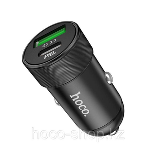 Автомобильное зарядное устройство Z32B Hoco, Black 