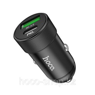 Автомобильное зарядное устройство Z32B Hoco, Black 