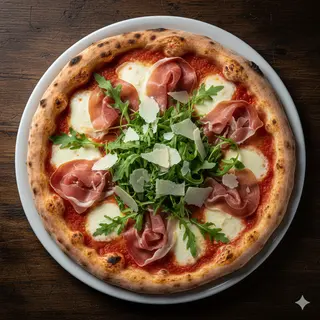 Crudo rucola menù