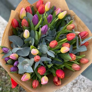 Bouquet di tulipani misti 