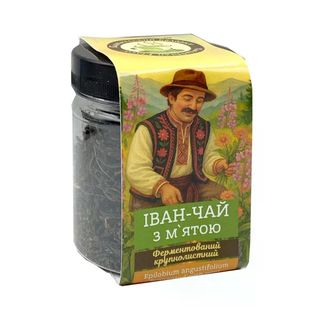 Чай ферментований з м`ятою (пет банка 30г)