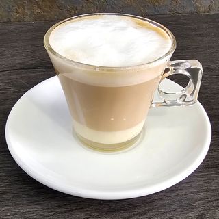 Cortado leche y leche 