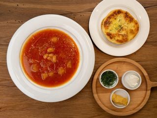 Борщ з квасолевим паштетом (500g)