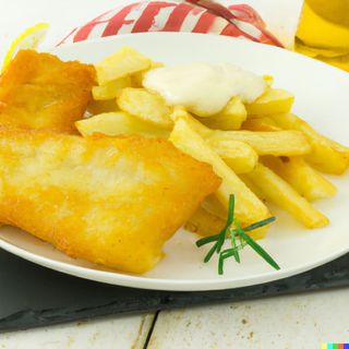 Chips with Fish Fillet