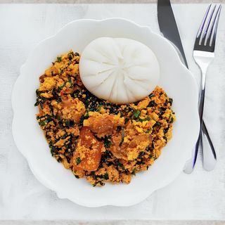 Semo , Egusi And 2 Beef
