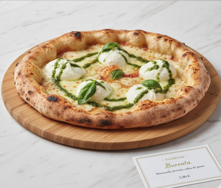 Pizzetas Burrata (20 Cm.)