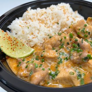 Pollo al curry estilo thai