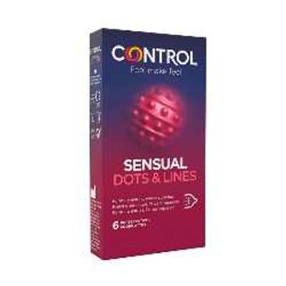 Preservativos Control Sensual Dots & Lines 6un