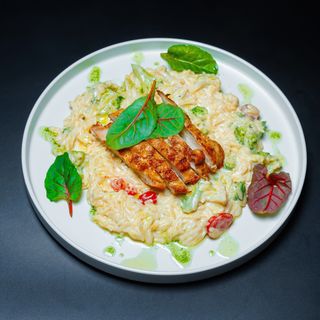  Орзо с куриным филе