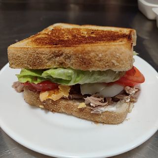 Sándwich vegetal con atún 