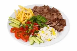 Донер мясной с рисом (100 гр.)
