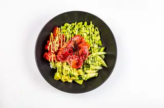 Kumukai salmon bowl