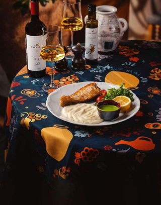 შეშის ღუმელში გამომცხვარი კამბალა