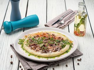 Біфстроганов з картопляним пюре (350g)