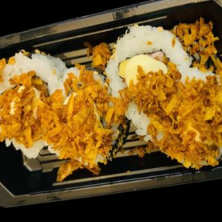 Uramaki crunchy roll (4 pzs.)