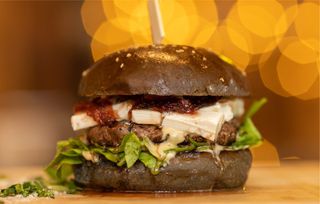 Black bun & goat cheese