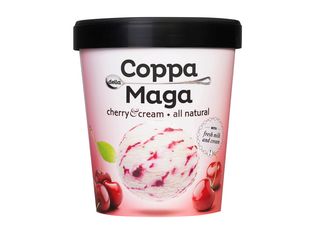 Сладолед без захар с череша и сметана (500мл)