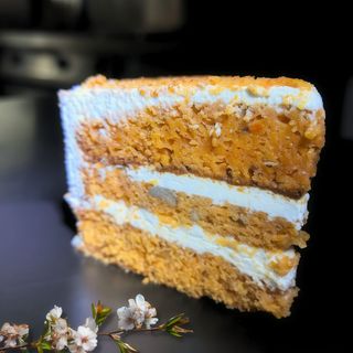 Tarta de zanahoria con nueces