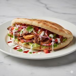 Pita Kebab Mixto