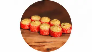 Pieczony w tobiko z tuńczykiem