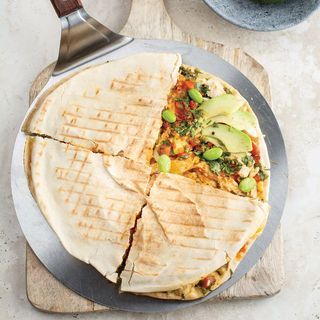 Spicy Chicken Quesadilla with Oriental Pita bread