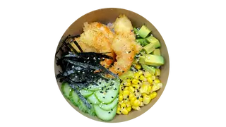 Bowl krewetka tempura