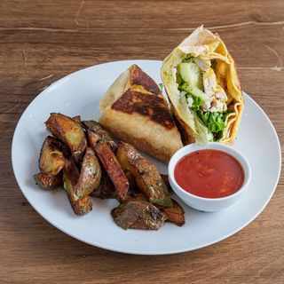 Chicken burrito