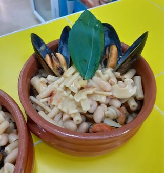Pasta fagioli e cozze