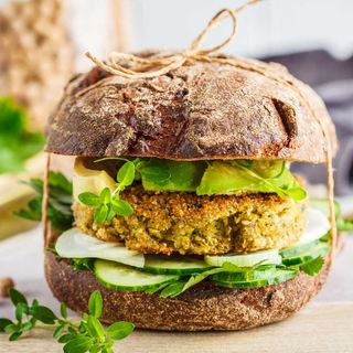 Menu Hamurguesa vegetal 