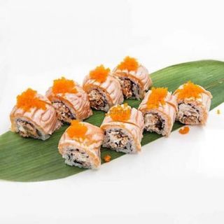Salmon flame roll - 8 pezzi