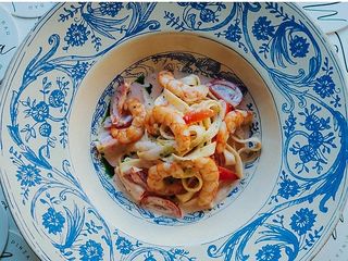 З лангустинами та чері Спагеті  (350 г)