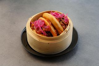 Bao buns s BBQ junetinom