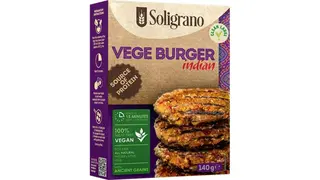 Vege Burger indijski sa speltom, amarantom i crvenim socivom