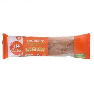 Baguette con Semillas de Girasol Carrefour S/ Gluten 175 Gr.