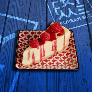 NY Cheesecake con blend di lamponi